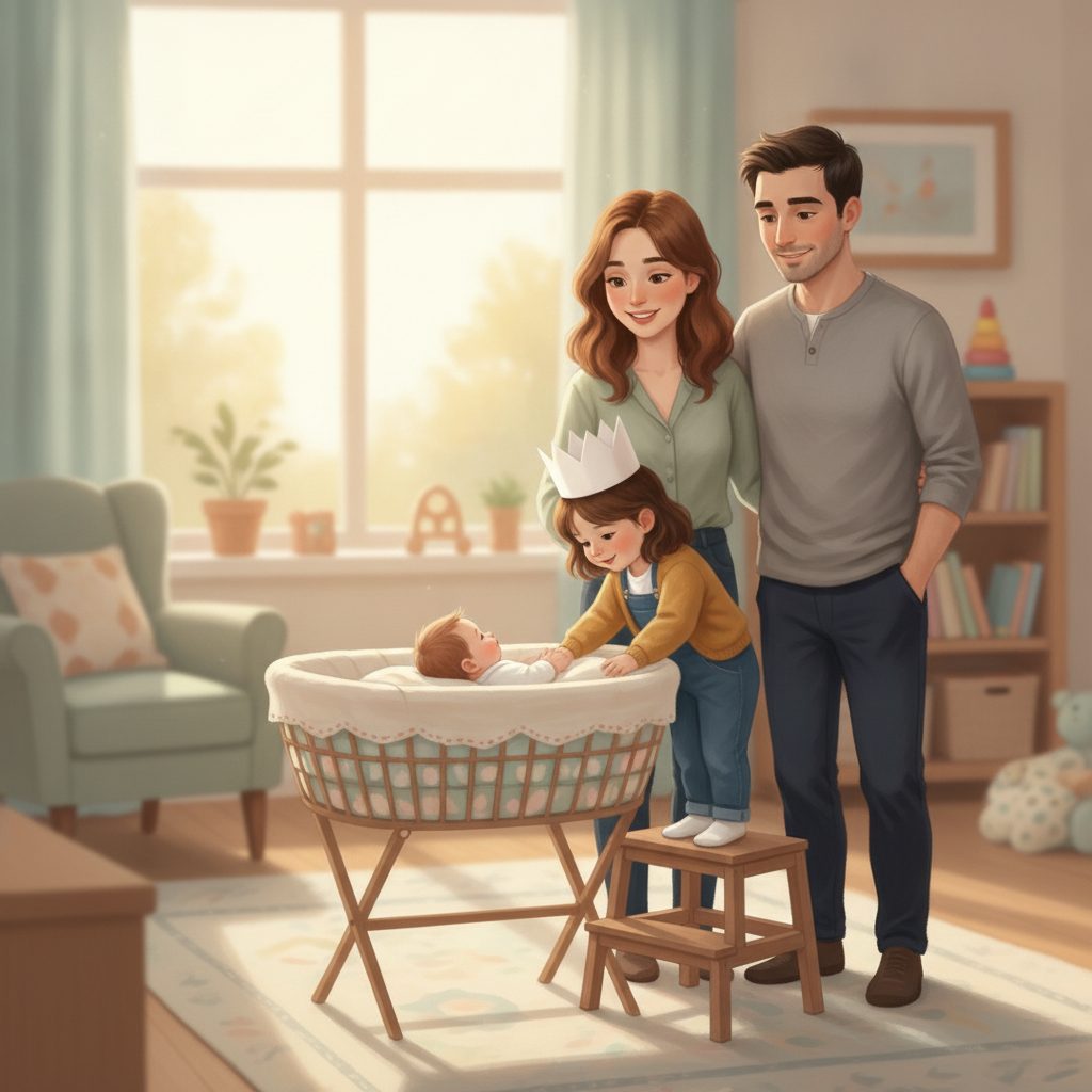 Painted sample cover — Ella and the Big Kid Promotion