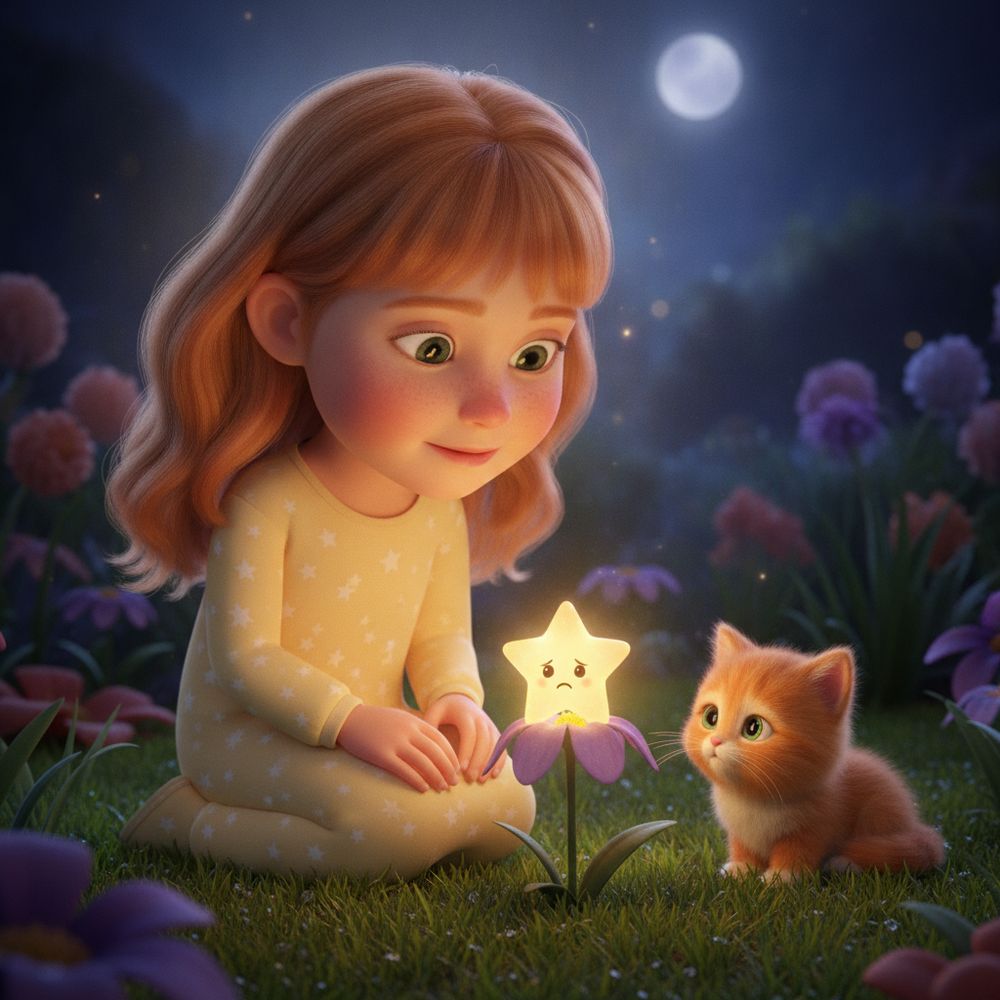 Isla painted into page three of the book
