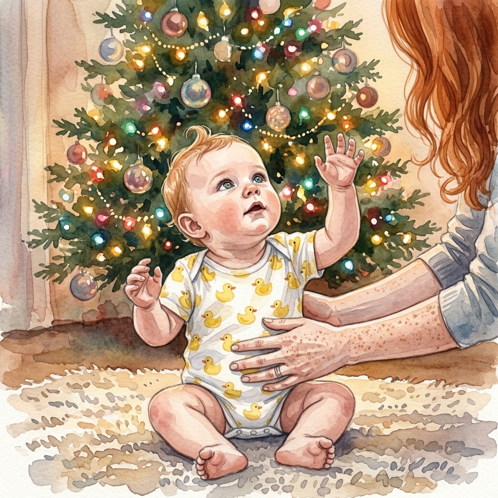 Rosie painted into the opening page of the book