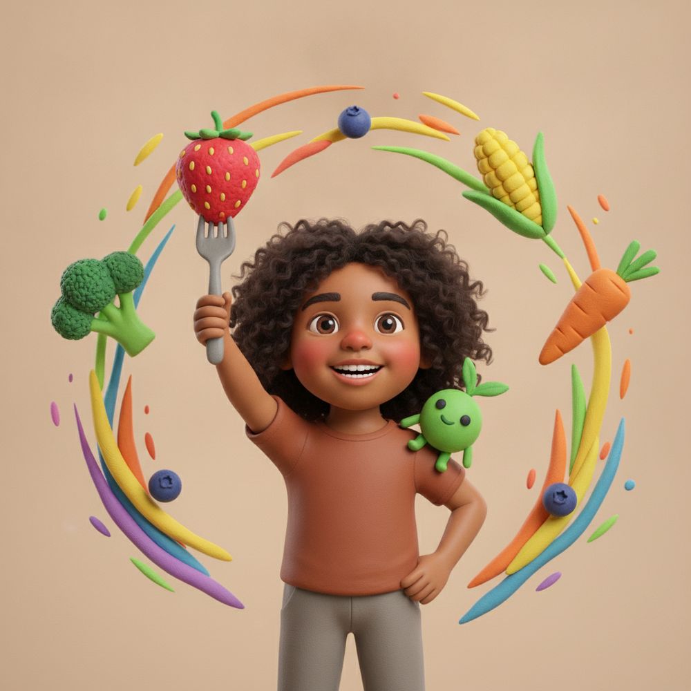 Painted sample cover — Milo and the Hungry Colours