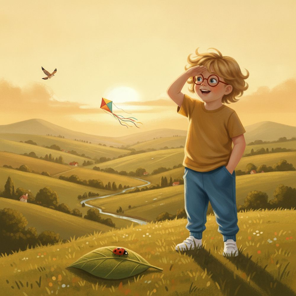 Painted sample cover — Theo and the See-More Glasses